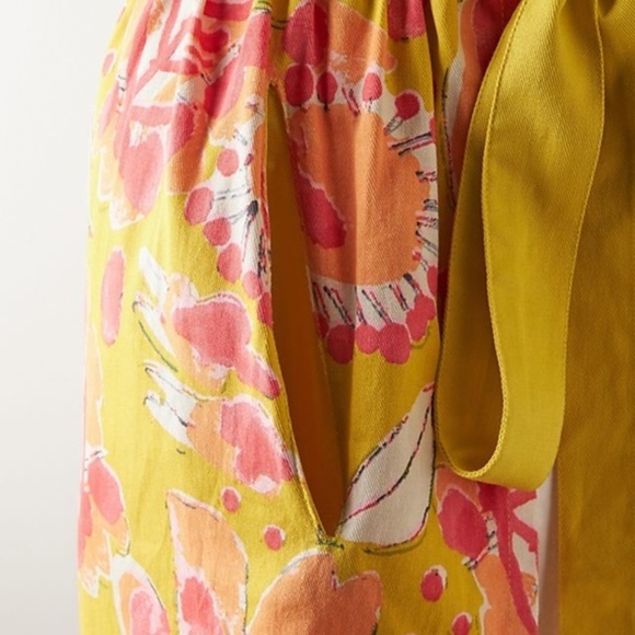 Anthropologie Vera  Floral Plus Size Apron - Picture 2 of 3